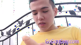 cute asian unsurpassed boy big detect