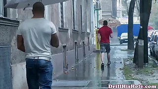 Muscular principle gets his asshole rammed