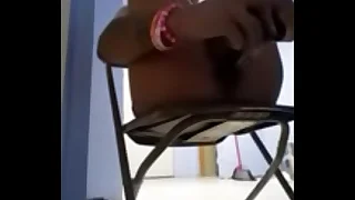 Cute petite Latina shemale fucks will not hear be useful to pussy with respect to a nine swamped dildo
