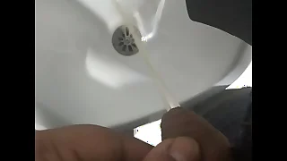 Desi cheerful urinate
