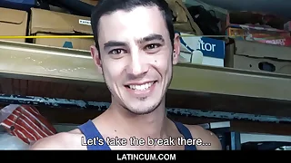 Duo Tyro Happy-go-lucky Latino Guys Meet Suck & Fuck For Cash