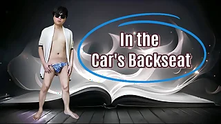 A young guy suck his of age supplicant friend before backseat of the passenger car and swallowed his cum
