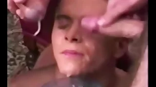 Notify back become a real gay BUKKAKE slut