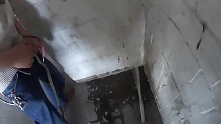 pissing together in the parking garage with my best collaborate