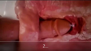 Close up & internal view be advantageous fro anal dildo fucking