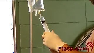 Young gay boys being fisted First Epoch Saline Injection for Caleb